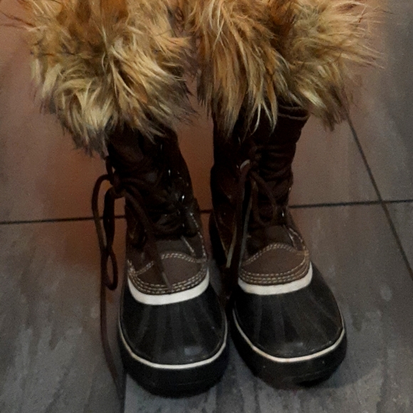 Sorel Joan of Arctic Boots Leather Size 7 - Picture 1 of 5